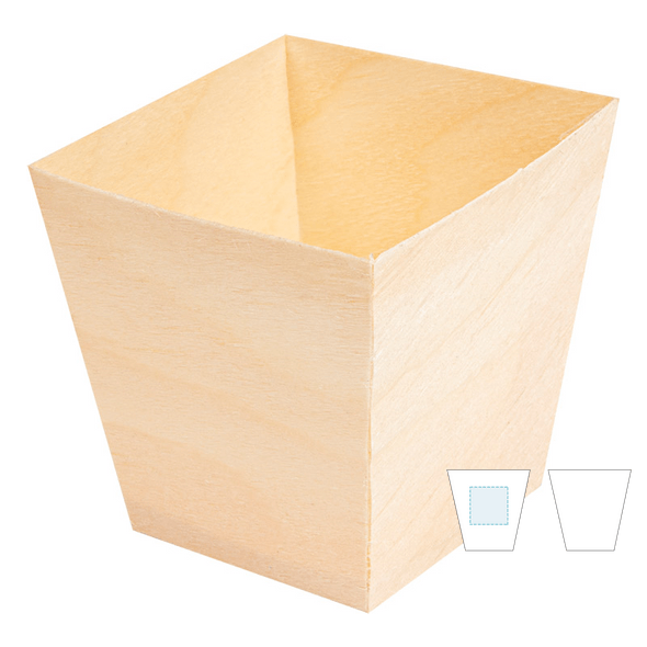 Wood Pine Bark Mini Bowl